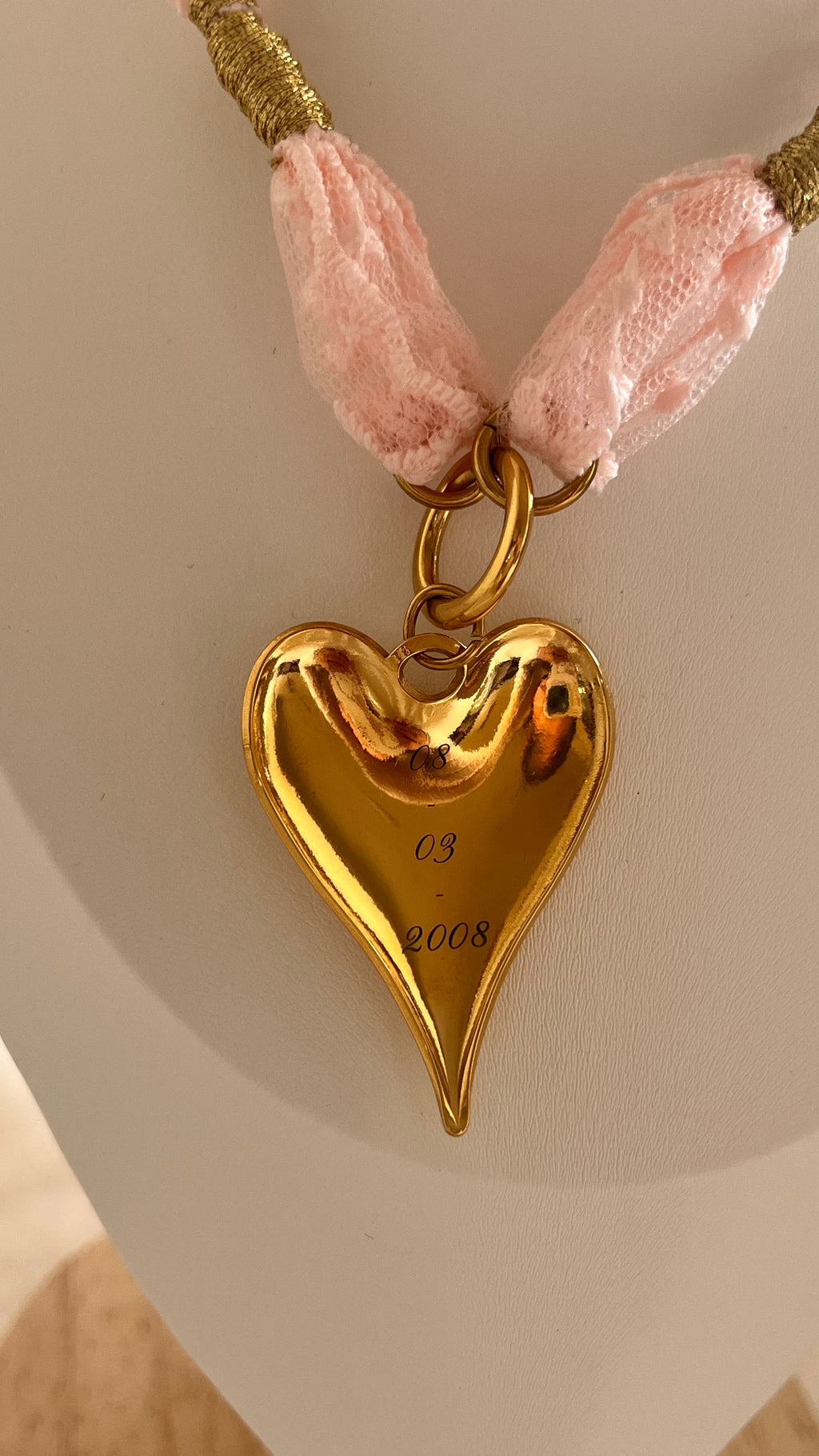 Gargantilla Latido Personalizado