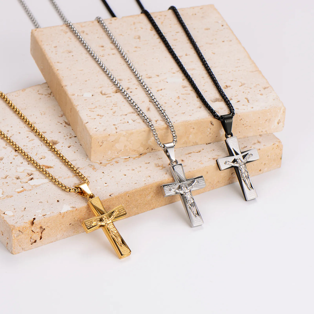Collar Padre Nuestro Dorado
