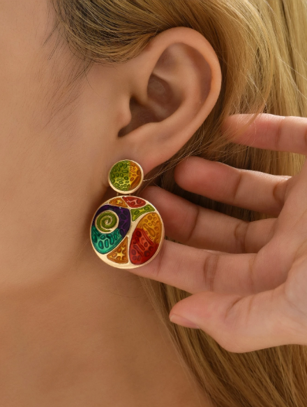 Pendientes Mosaico Artístico