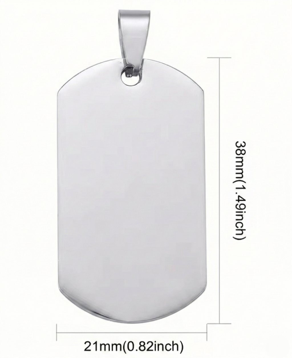 Personalizable Llavero Placa "Minimal"