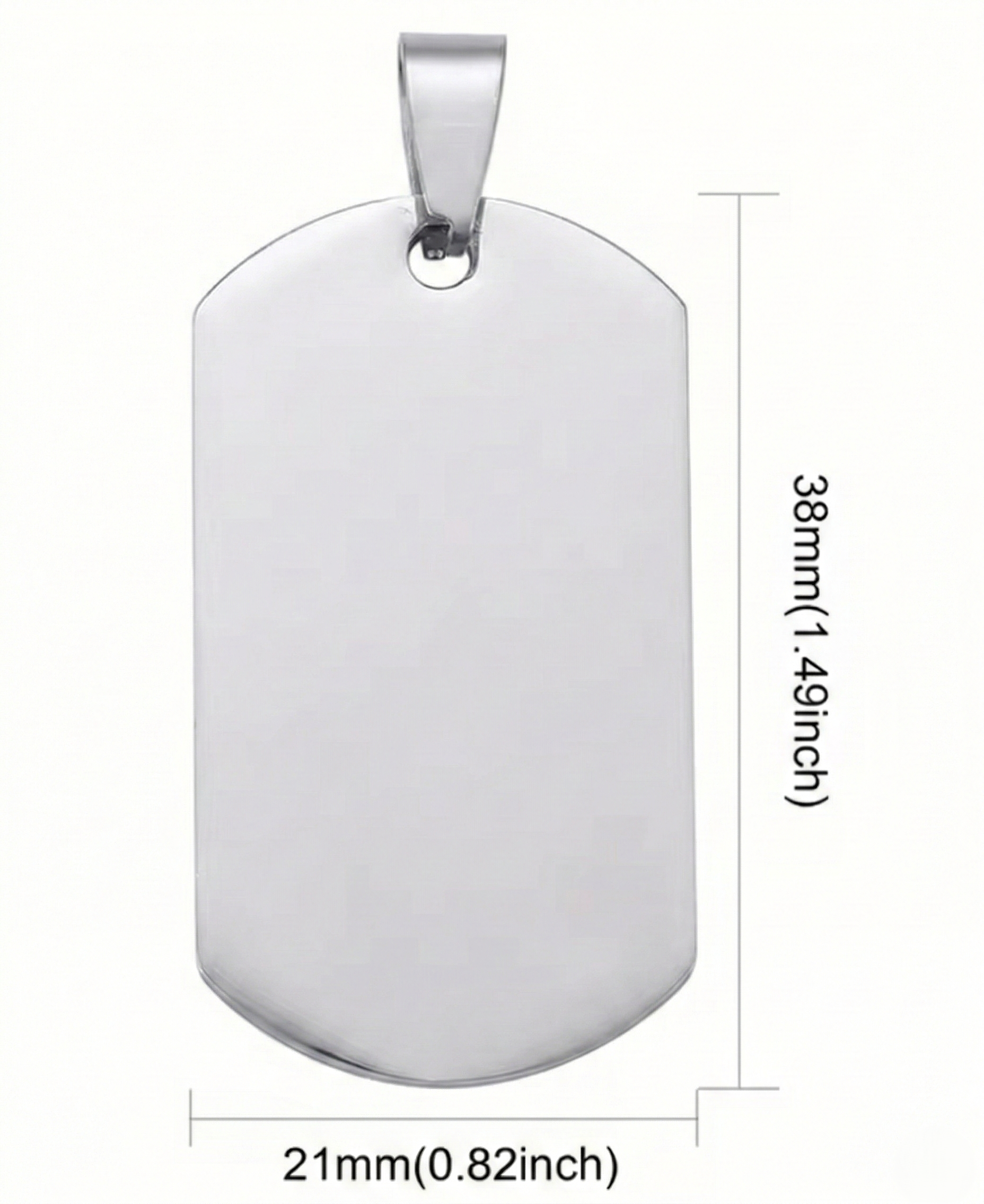Personalizable Llavero Placa "Minimal"