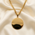 Personalizable - Collar Medalla Circular