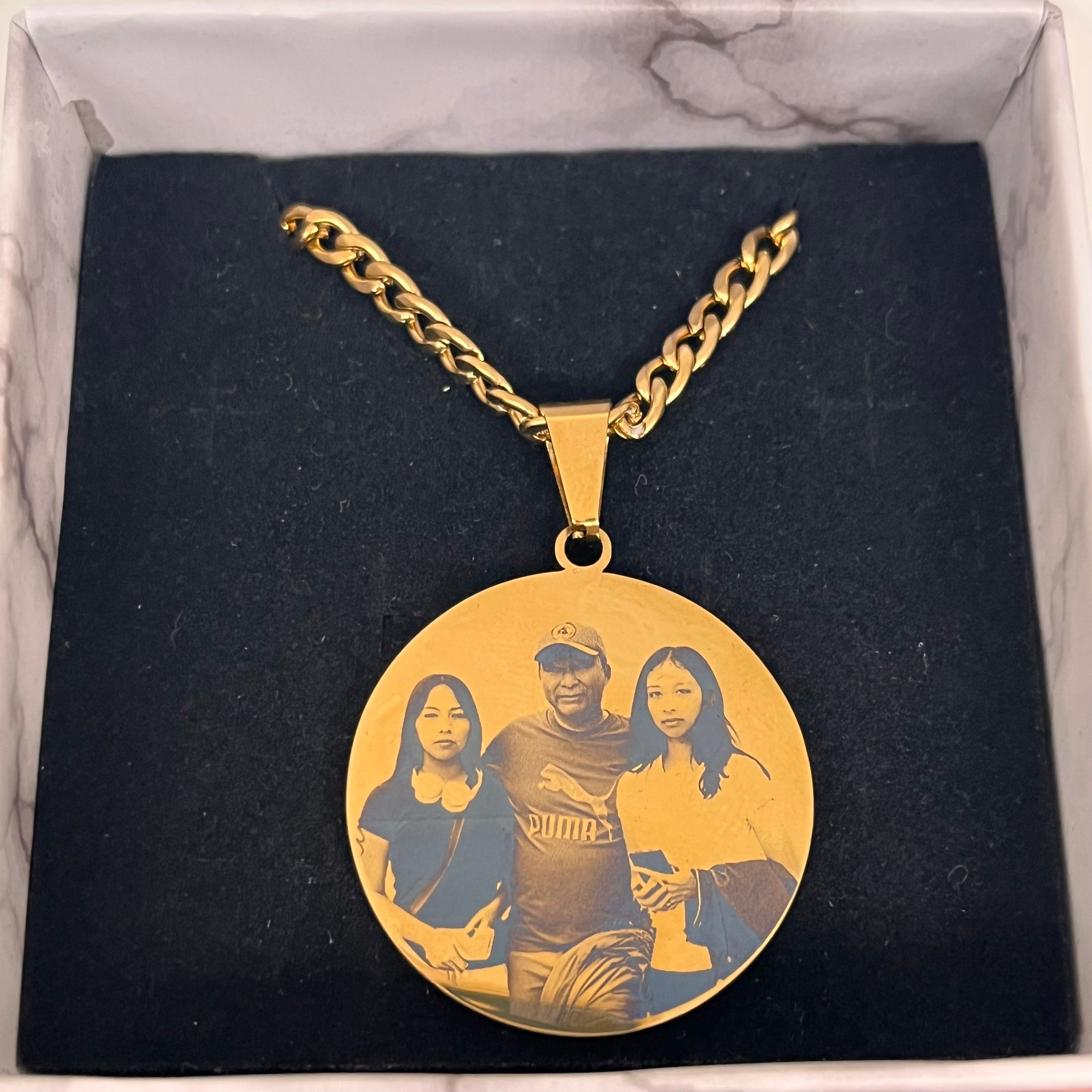 Personalizable - Collar Medalla Circular